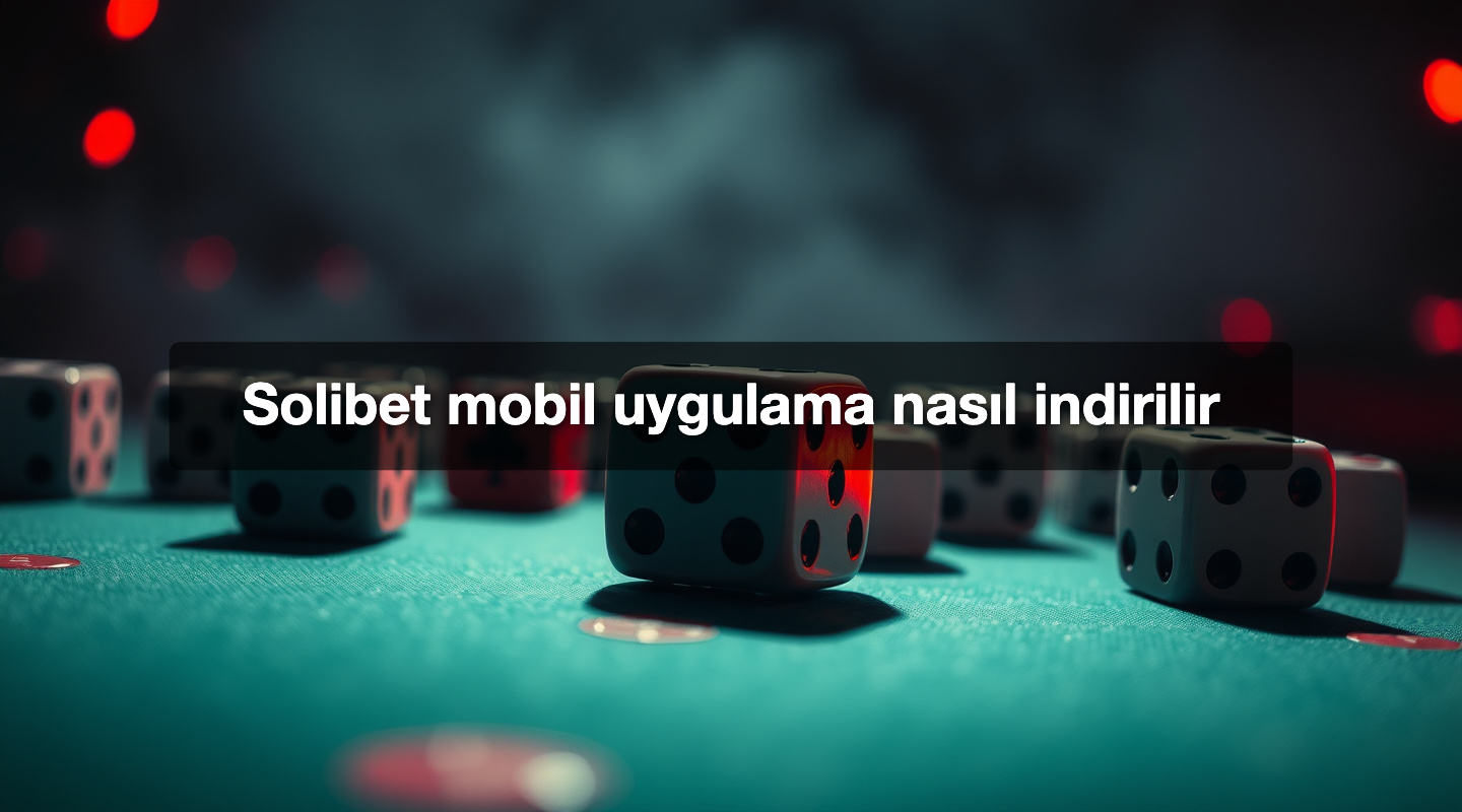 Solibet mobil uygulama nasıl indirilir